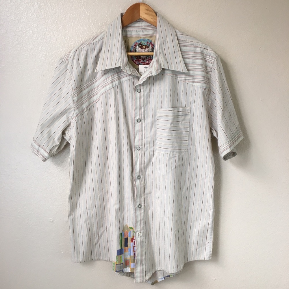Stiska short sleeve button front shirt with pocket